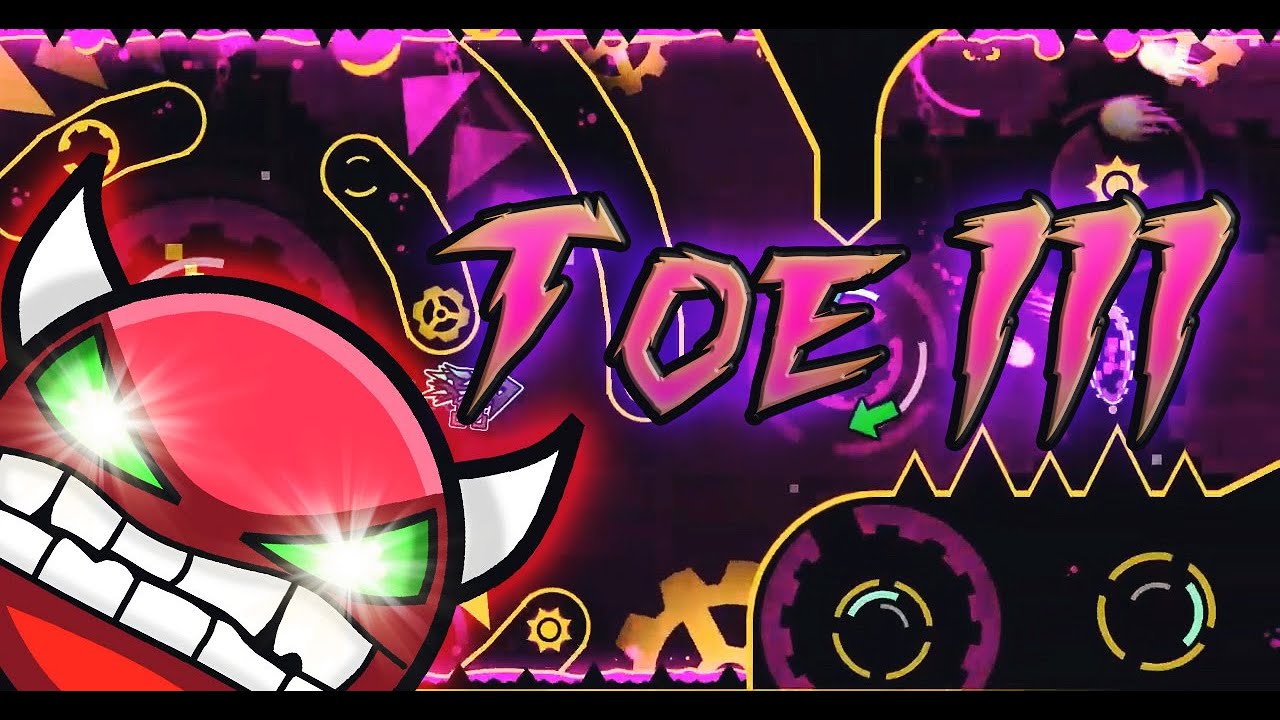 Toe III 100% By Manix648 [Hard Demon] | All Coins | Geometry Dash 2.11 ...