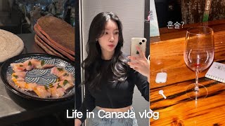 🇨🇦 밴쿠버 워홀 일상ㅣ 퇴근 후 혼술하다 생긴 일 🍷, 첫 헤어컷, 회식, 환승연애, 구독자님과 만나다...!