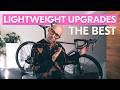 IMPRESSIVE WEIGHT SAVING UPGRADES: Brisk Wheels, Elilee Cranks, Neutron Cassette, Berk Saddle