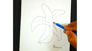 How To Draw Banana #drawing #art