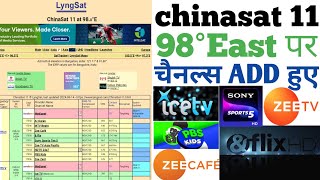 chinasat 11 new update|| channel list|| 6 feet dish antenna