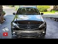 #NEWLOOK for W204 Headlight replacement front lip installation Part 1