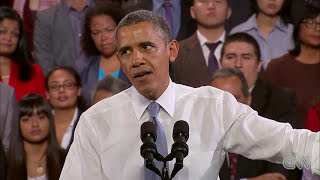 (2013) Obama responds to hecklers at speech