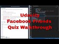 Udacity - Facebook Friends Quiz Walkthrough - JavaScript