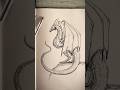 Tutorial for this drawing on my page #wyvern #dragon #drawing #dragondrawing #howtodraw #shorts