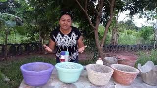 como fazer vasos de cimento e isopor bem fácil e prático