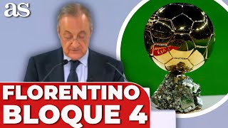 DISCURSO FLORENTINO, PARTE 4 MUY DURA: EL BALÓN DE ORO A RODRI Y NO A VINICIUS, CARVAJAL...