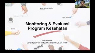 Monitoring dan Evaluasi Program Kesehatan