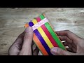 easy diy recycled material pen holder popsicle stick crafts pen stand craft ideas