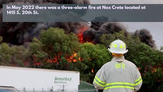 EPA fines Omaha's Nox-Crete for alleged violations involving 2022 fire