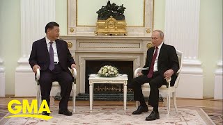 Xi and Putin meet as US voices skepticism over Chinese peace plan for Ukraine l GMA