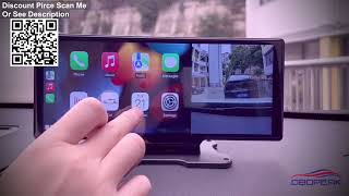 OBDPEAK K2 Dash Cam 4K 2160P Car Mirror Video Recording Carplay Review, Unboxing Aliexpress