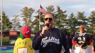 Thad Pennypacker 5/2/2014 Reading Phillies National Anthem