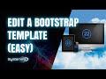 Bootstrap 5 How To Edit A Bootstrap Template (Easy) 👈