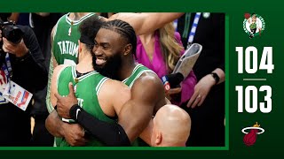 FULL GAME HIGHLIGHTS: Derrick White wins it for the Celtics at the buzzer, 104-103!