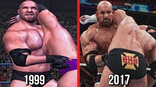 The Evolution Of Goldberg Spear & Jackhammer ( WCW/nWo Thunder To WWE 2K18 )