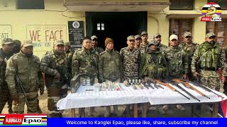 Huge cache of arms and explosives recovered from Bishnupur district