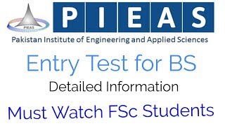 Pieas Entry Test Sample | How to prepare PIEAS Entry Test | Pieas Entry Test 2019