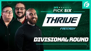 FANDUEL & DRAFTKINGS NFL DFS PICK SIX (DIVISIONAL ROUND)
