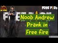 Doing noob Andrew prank on Randoms in CS-RANKED |LOST PHOENIX GAMING | FREE FIRE |