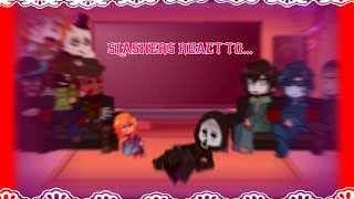 🔪⚰️ SLASHERS REACT TO THE MISSING CHILDREN || FNAF KIDS || OG?? Read description!!