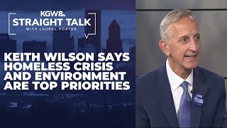 Portland mayoral candidate Keith Wilson emphasizes homeless crisis, environment