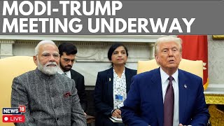 PM Modi In USA LIVE | PM Narendra Modi Meets US President Donald Trump | PM Modi Meet Trump | N18G