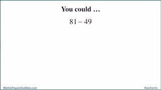 81 - 49 OVER strategy