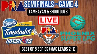 Live: Magnolia Chicken Timplados Hotshots Vs Phoenix Fuel Masters | Semifinals | Play by Play