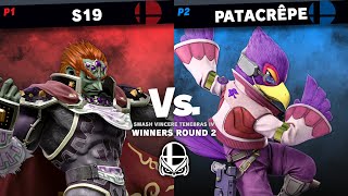 Smash Vincere Tenebras IV | Main Event | Winners Round 2 | S19 VS. Patacrêpe