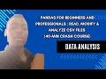 Pandas for Beginners: Read, Modify & Analyze CSV Files (40-Min Crash Course)#Python#Pandas