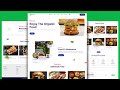 Complete Responsive Food / Restaurant Website Design Using HTML CSS and JavaScript