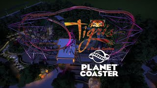 Tigris | Night [Front/Back] POV - Busch Gardens Tampa (Planet Coaster)