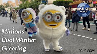 NO LIMIT! Christmas 2024 - Minions Cool Winter Greeting | USJ 🇯🇵EP.20