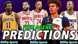 2023 NBA Free Agency Predictions I Fred Van Vleet, Kyrie Irving, Dillon Brooks, Cam Johnson & more