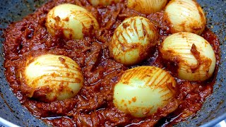 இந்த EGG ONION தொக்கு இருந்த எவ்வளவு சாப்பிட்டாலும் பத்தாது/egg onion thokku/egg recipe/egg masala/