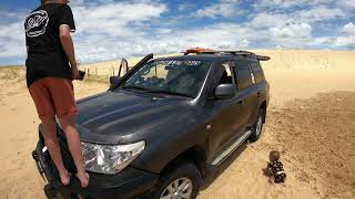 WE TOOK ON STOCKTON BEACH!