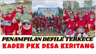 JUARA 1 DEFILE TINGKAT KECAMATAN KEMUNING DALAM RANGKA JAMBORE KADER PKK 2023