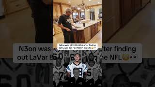 N3on was SPEECHLESS after realizing LaVar Ball PLAYED in the NFL😳👀 #nfl #nba #lavarball #n3on
