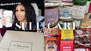 PRODUCTIVE SELF CARE RESET | Trader Joe's shop + haul, BBW Candle Collection, Cooking + MORE