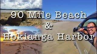 90 Mile Beach \u0026 Hokianga Harbor | New Zealand Adventures 🚐