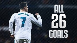 Best Goals Cristiano Ronaldo ⚽️ All 26 La Liga Goals 2017/2018 ⚽️ Welcome World Cup 2018