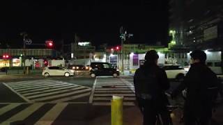 [4K]堺東駅前夜景散歩　2020年3月12日(3) Sakaihigashi station square night view walk