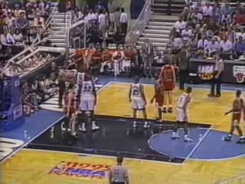 Bulls Vs. Magic 1995 NBA Playoffs Game 5 (3/...) - YouTube