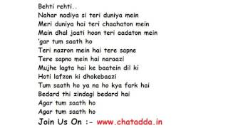 Agar Tum Saath Ho Full Song Lyrics – Tamasha  Alka Yagnik Arijit Singh Chataddain - Chatroom
