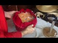 watch me make a wool red felt cloche. perfect for winter