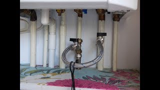 How to connect a filling loop to a combi boiler