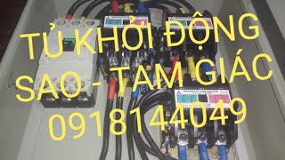 Tủ điều khiển sao - tam giác cho động cơ 110kw