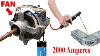 I Turn The Fan Into A New Technology Welding Machine Easily