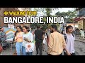Bangalore, Mahatma Gandhi Road and Church Street - [4K] India walking tour